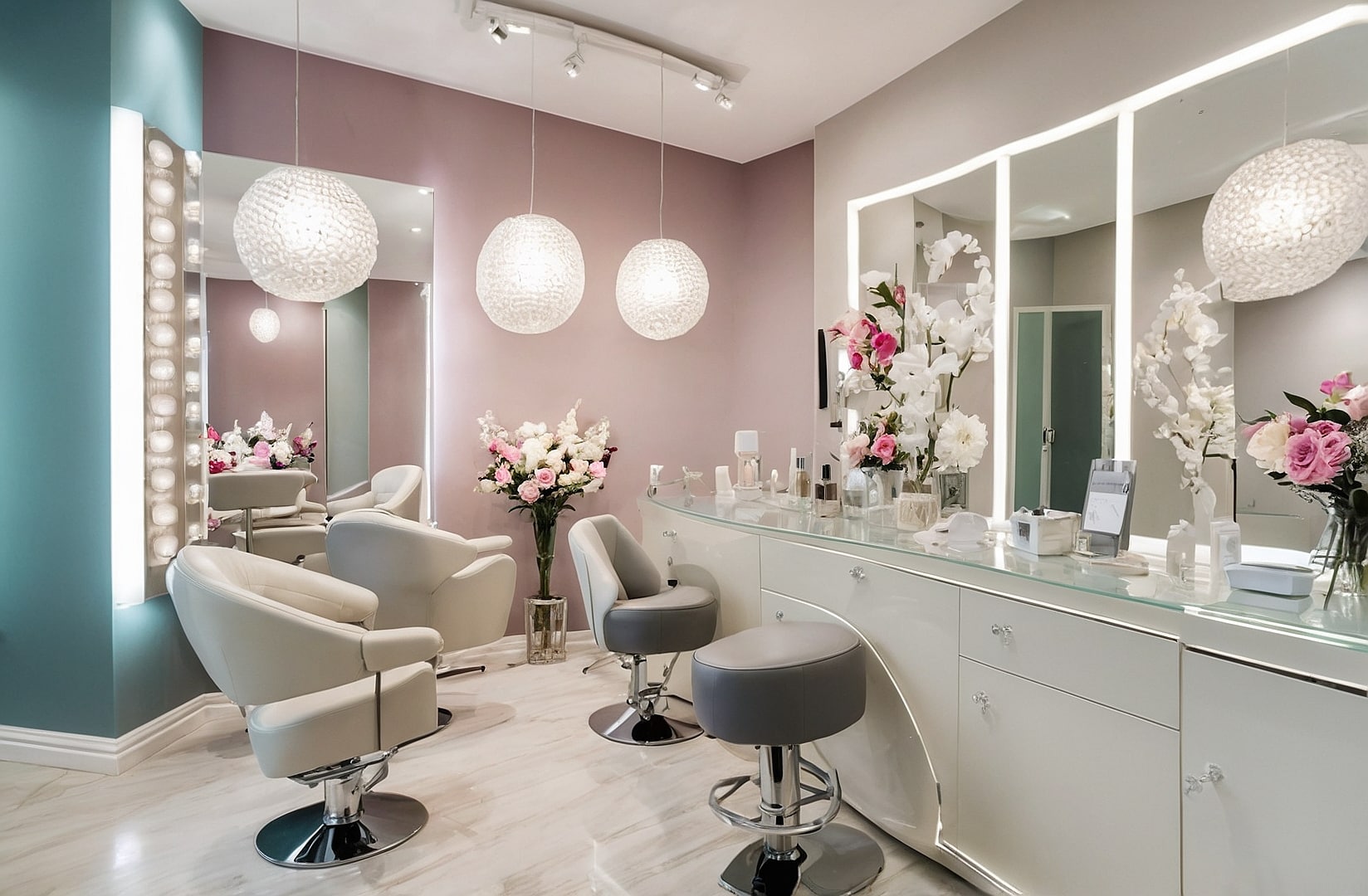 Profesional realizando pedicura